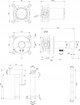 Graphite bidet set OMNIRES BIDETTA Y