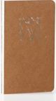 Greenmink Σημειωματάριο Polish Flowers Poppies KPM 4, 96 Σελίδες, 94x165 χιλ., Οικολογικό με Χρυσό Ανάγλυφο Εξώφυλλο