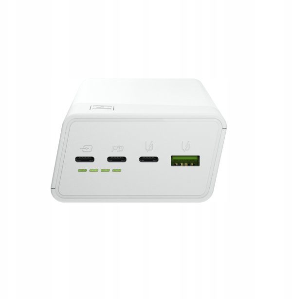 Green Cell PowerPlay 30 Powerbank 30.000mAh, 22,5W, 4 Θύρες - Λευκό