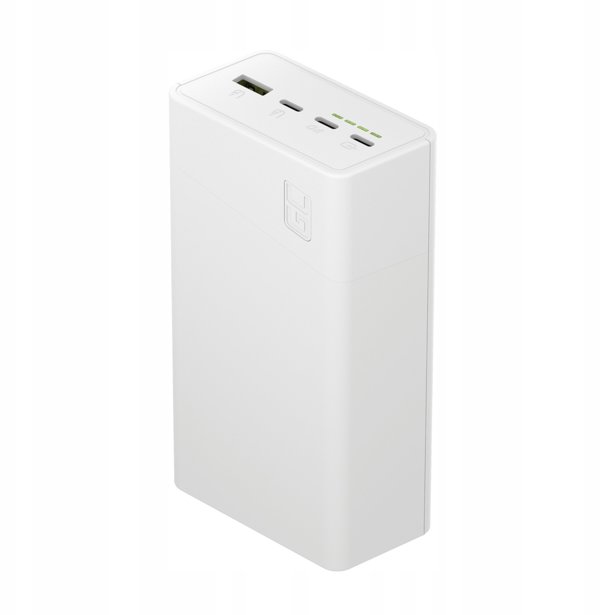 Green Cell PowerPlay 30 Powerbank 30.000mAh, 22,5W, 4 Θύρες - Λευκό