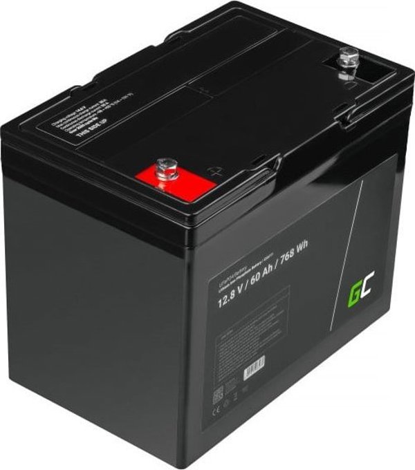 Green Cell Μπαταρία λιθίου-σιδήρου-φωσφορικού LiFePO4 12V 12.8V 60Ah