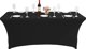 GreenBlue Ελαστικό Κάλυμμα Τραπεζιού Catering Μαύρο 180x75x74cm, Spandex, GB372
