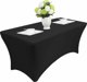 GreenBlue Ελαστικό Κάλυμμα Τραπεζιού Catering Μαύρο 180x75x74cm, Spandex, GB372
