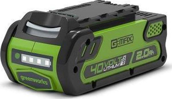 Μπαταρία Greenworks G40B2 40V, 2Ah Λιθίου για Όλα τα Εργαλεία Greenworks 40V, με Κυψέλες Panasonic A++