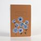 Greenmink Σημειωματάριο Polish Flowers Cykoria, 128 Σελίδες, 13.5x20.5 εκ., Σετ 6 Τεμαχίων
