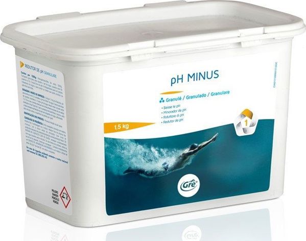 GRE Μείωση pH για συντήρηση νερού πισίνας, 1.5 kg