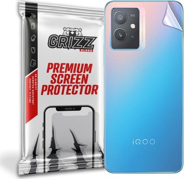 GrizzGlass Προστατευτικό Φιλμ Πλάτης SatinSkin για Vivo iQOO Z6, Εύκολη Τοποθέτηση, Satin Φινίρισμα