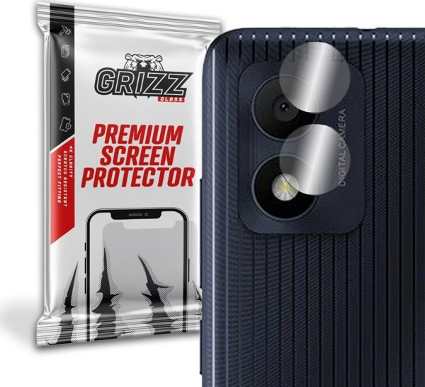 GrizzGlass Υβριδικό Γυαλί Κάμερας για Alcatel 1B 2022 - Προστασία Φακού, 2 Τεμάχια