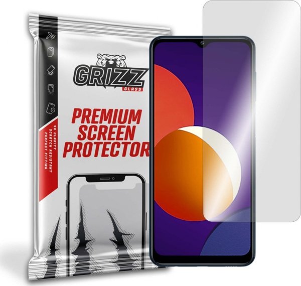 GrizzGlass Υβριδικό Γυαλί Προστασίας Οθόνης για Samsung Galaxy M12, Ανθεκτικό, Oleophobic, Διαφανές