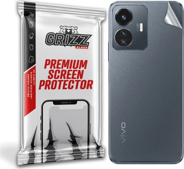 GrizzGlass Προστατευτικό Φιλμ Πλάτης SatinSkin για Vivo Y77 5G, Αντιχαρακτικό, Σατινέ Φινίρισμα