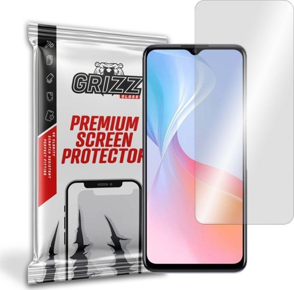 GrizzGlass Προστατευτική Μεμβράνη Υδρογέλης για Vivo T1x 5G, Full Cover, Διάφανη