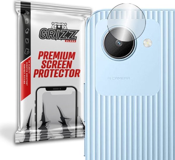 GrizzGlass Υβριδικό Γυαλί Κάμερας για Realme C30 - 2 Τεμάχια, Ανθεκτικό στην Κρούση