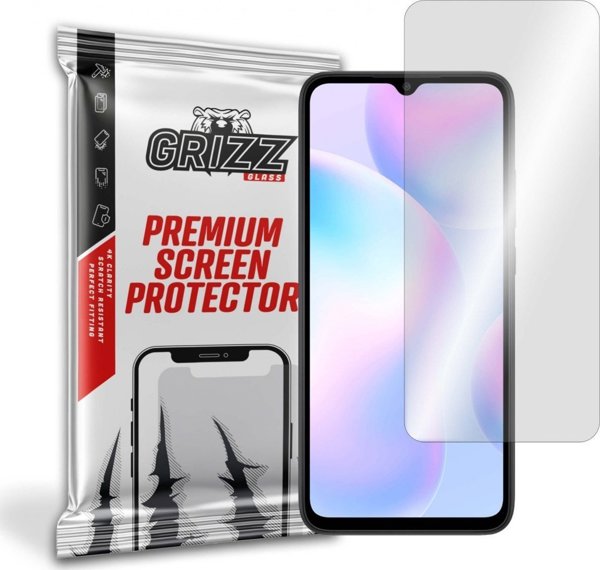 GrizzGlass Υβριδικό Γυαλί Προστασίας Οθόνης για Xiaomi Redmi 9A, Ανθεκτικό, Oleophobic, Διαφανές