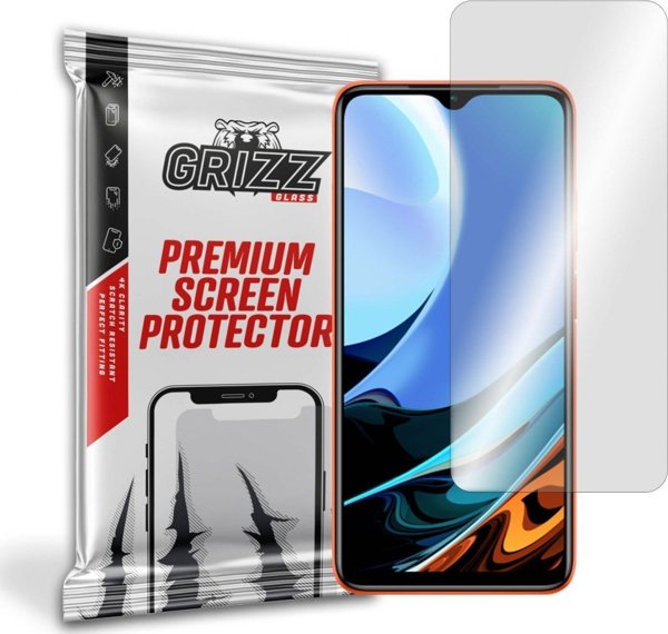 GrizzGlass Υβριδικό Γυαλί Προστασίας Οθόνης για Xiaomi Redmi 9T, Εύκολη Τοποθέτηση, Ανθεκτικό στις Γρατζουνιές