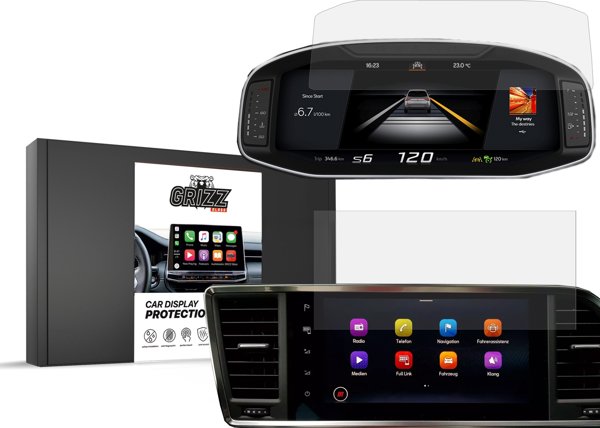 Matte GrizzGlass CarDisplay Protection Seat Ateca 9,2" 2020 [2in1] GRZ7201 5904063590377