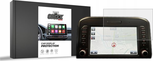 Matte GrizzGlass CarDisplay Protection Porsche Macan 7" 2014-2018