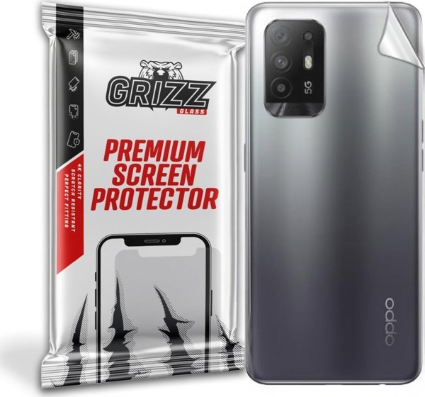 GrizzGlass Προστατευτική Μεμβράνη Πίσω Όψης για Oppo Reno 5Z 5G - SatinSkin Anti-Scratch, Εύκολη Τοποθέτηση
