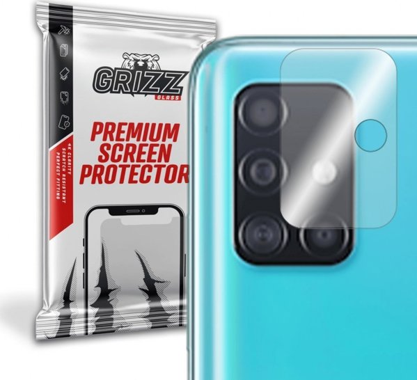 GrizzGlass Υβριδικό Γυαλί Κάμερας για Samsung Galaxy A51 - Προστασία από Γρατζουνιές - 2 Τεμάχια