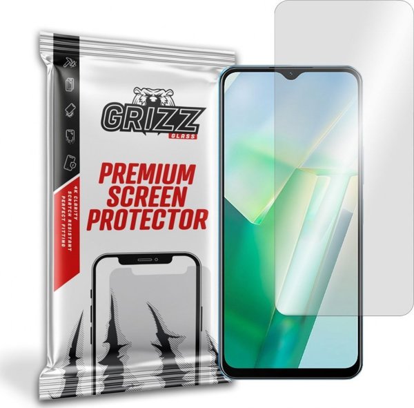 GrizzGlass Προστατευτικό Οθόνης Υδρογέλης για vivo T2x - Full Cover, Ανθεκτικό στις Γρατζουνιές, Εύκολη Τοποθέτηση