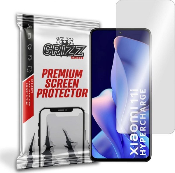 GrizzGlass Υβριδικό Γυαλί Προστασίας Οθόνης για Xiaomi 11i HyperCharge, Ανθεκτικό, Εύκολη Τοποθέτηση