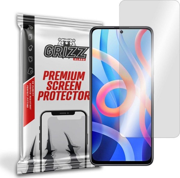 GrizzGlass Υβριδικό Γυαλί Προστασίας Οθόνης για Xiaomi Redmi Note 11, Ανθεκτικό & Εύκολη Εφαρμογή