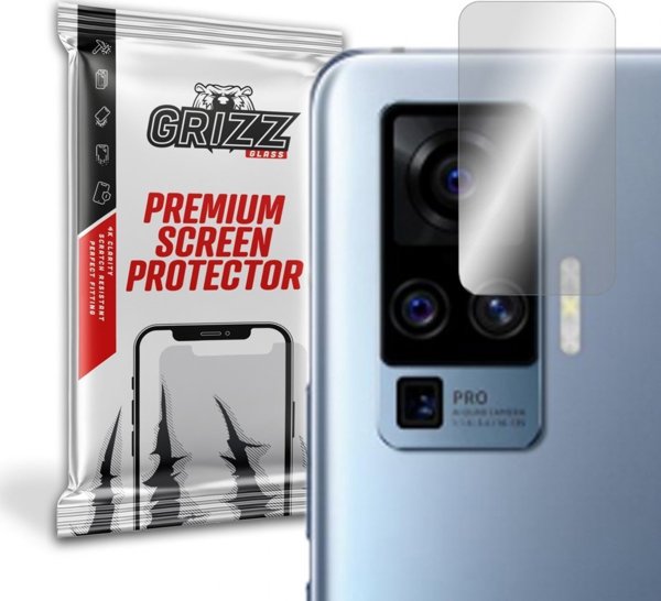 GrizzGlass Υβριδικό Γυαλί Κάμερας για Vivo X51 5G - Σετ 2 Τεμαχίων, Ανθεκτικό στην Κρούση