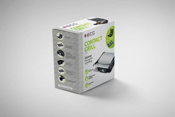 Ηλεκτρική σχάρα ECG Grilis ECG KG100 Επαφή 2000W