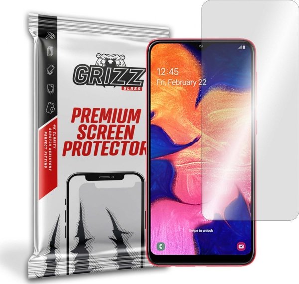Υβριδικό Γυαλί GrizzGlass για Samsung Galaxy A10 - Ανθεκτική Προστασία Οθόνης με Επίστρωση Oleophobic