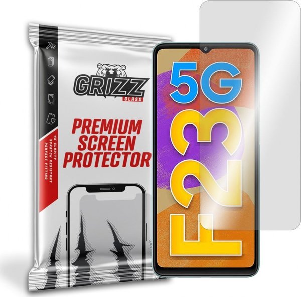 GrizzGlass Υβριδικό Γυαλί Προστασίας Οθόνης για Samsung Galaxy F23, Αντιχαρακτικό & Εύκολη Τοποθέτηση