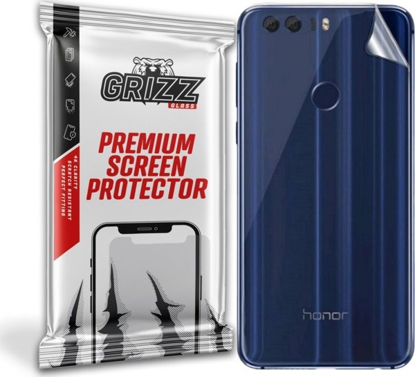 GrizzGlass UltraSkin Πίσω Προστατευτική Μεμβράνη για Honor 8 - Εύκαμπτο Προστατευτικό Φύλλο κατά των Γρατζουνιών
