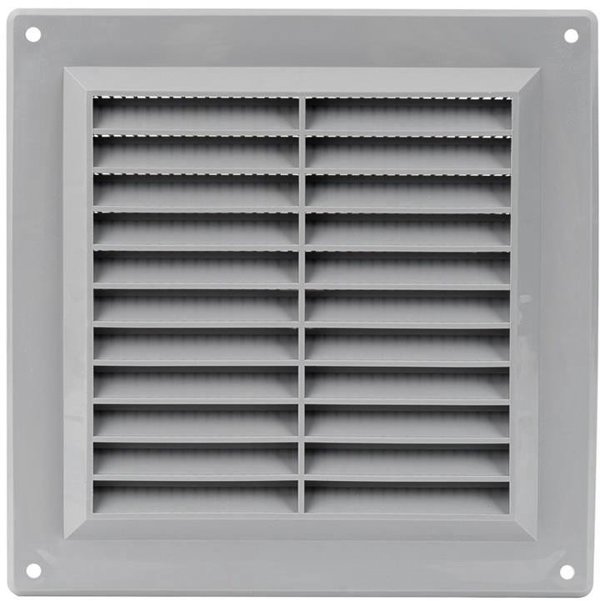 ΓΡΙΛΙΑ ΕΞΑΕΡΙΣΜΟΥ 150X150, ΓΚΡΙ
