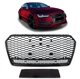 MTuning Μάσκα Αυτοκινήτου για Audi A7 C7 Facelift, Gloss Black (Γυαλιστερό Μαύρο)