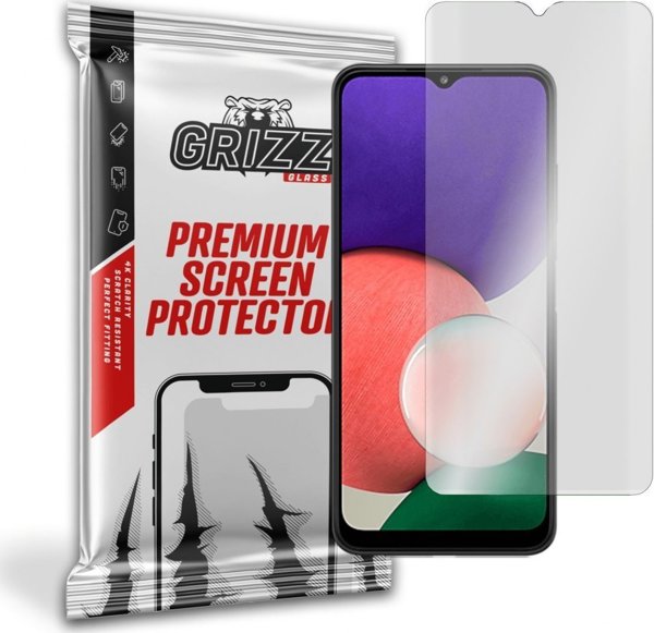 GrizzGlass Ματ Μεμβράνη Προστασίας Οθόνης για Samsung Galaxy A22 5G, Anti-Glare & Anti-Fingerprint, Εύκολη Τοποθέτηση