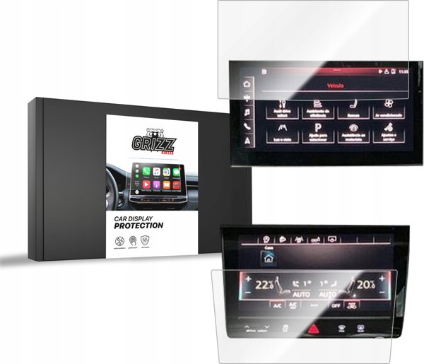 GrizzGlass Κεραμική Προστασία Οθόνης για Audi Q8 - Σετ 2τεμ.