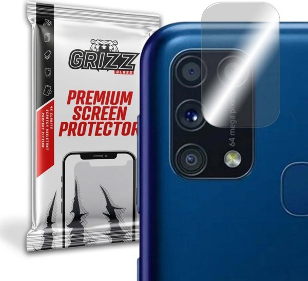GrizzGlass Υβριδικό Γυαλί Κάμερας για Samsung Galaxy M31 - Σετ 2 Τεμαχίων, Ανθεκτικό, Εύκολη Τοποθέτηση