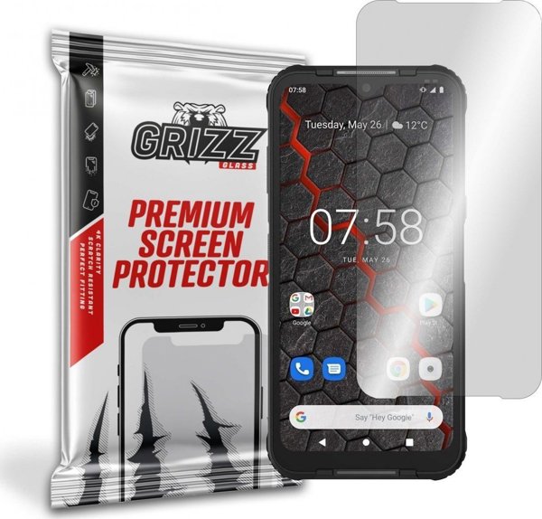 GrizzGlass Υβριδικό Γυαλί Προστασίας Hammer Blade 3 για Smartphone, Εύκολη Τοποθέτηση, Ανθεκτικό στις Γρατζουνιές, Διαφανές