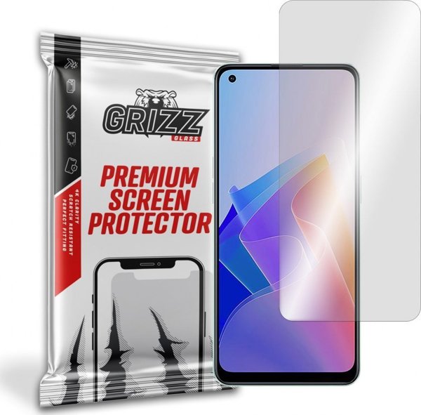 GrizzGlass Υβριδικό Γυαλί Προστασίας Οθόνης για Oppo Reno 7 Lite - Εύκολη Τοποθέτηση & Αντοχή στις Γρατζουνιές