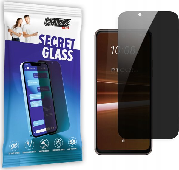 GrizzGlass Γυαλί απορρήτου GrizzGlass SecretGlass για HTC U23 Pro