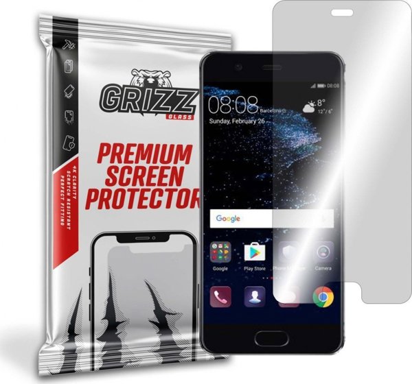 GrizzGlass Υβριδικό Γυαλί Προστασίας Οθόνης για Huawei P10 - Ανθεκτικό, Εύκολη Τοποθέτηση