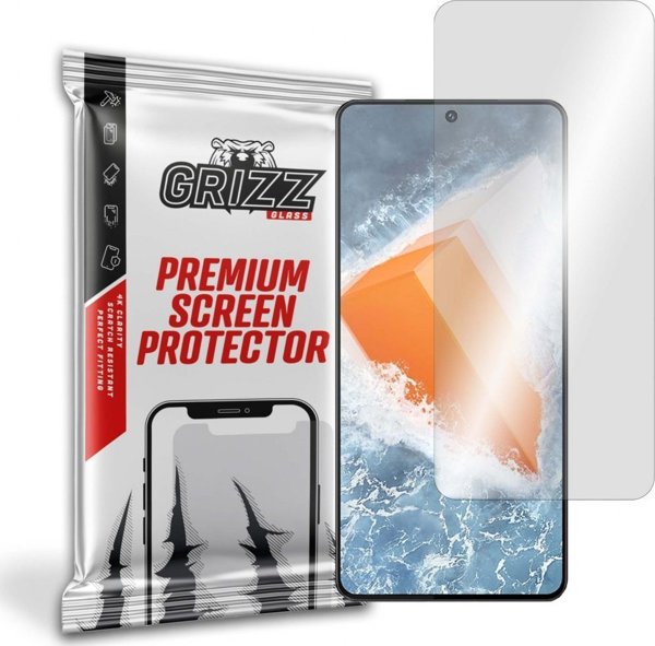 GrizzGlass Υβριδικό Γυαλί Προστασίας Οθόνης για Vivo iQOO 9 - Εύκολη Τοποθέτηση, Ανθεκτικό στις Γρατζουνιές