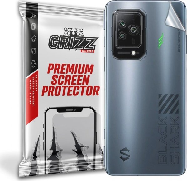 GrizzGlass Προστατευτικό Φιλμ Πλάτης SatinSkin για Xiaomi BlackShark 5, Αντιχαρακτικό, Διαφανές