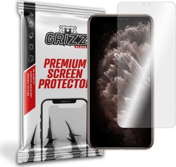 GrizzGlass Προστατευτικό Οθόνης Υδρογέλης για Apple iPhone Xs Max, Full Cover, Διάφανο