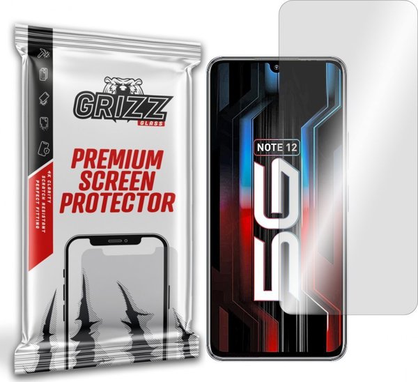 GrizzGlass Προστατευτικό Οθόνης Υδρογέλης για Infinix Note 12 5G - Full Cover, Ανθεκτικό στην Κρούση