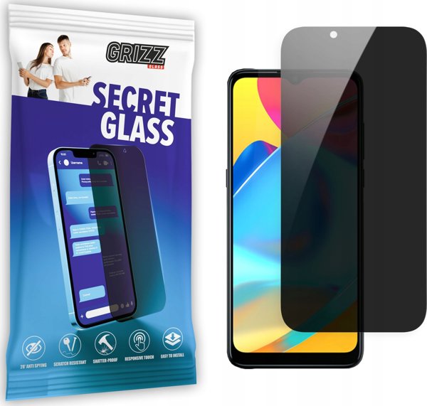Γυαλί απορρήτου GrizzGlass SecretGlass για Coolpad Cool 20s