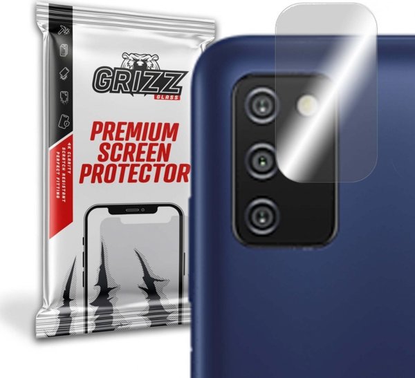 GrizzGlass Υβριδικό Γυαλί Κάμερας για Samsung Galaxy A02s - Προστασία Φακού, 2 Τεμάχια