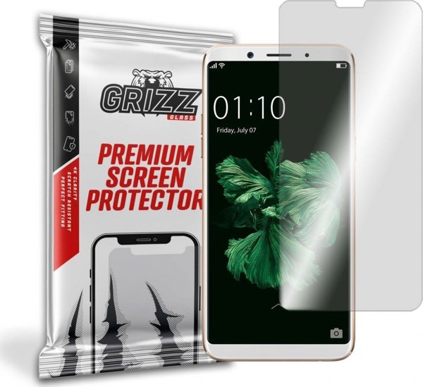 GrizzGlass Υβριδικό Γυαλί για Oppo F5 - Εύκαμπτη Προστασία Οθόνης με Ελαιοφοβική Επίστρωση