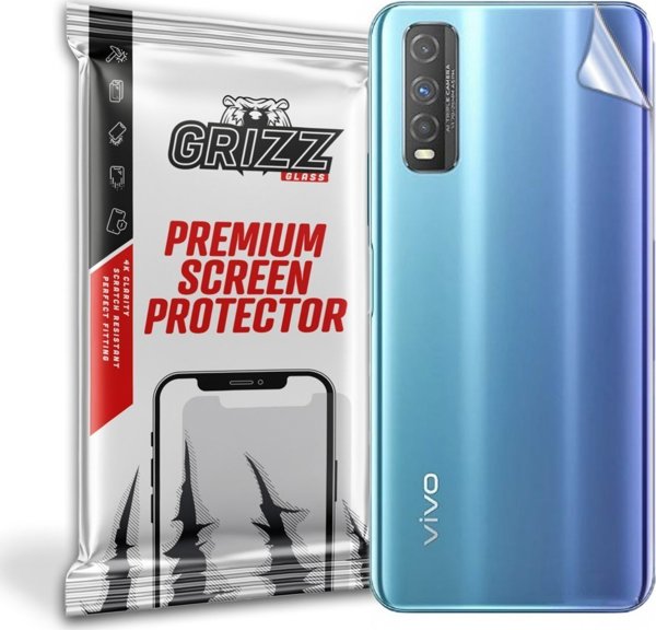 GrizzGlass Προστατευτική Μεμβράνη Πλάτης για Vivo Y50T, UltraSkin, Εύκολη Τοποθέτηση, Διαφανές