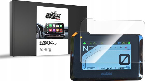 Προστατευτικό Οθόνης GrizzGlass Ceramic για KTM 990 Duke 2024, 5" - CarDisplay Protection