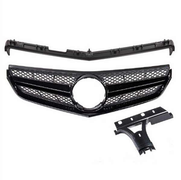 Grill Mercedes-Benz E C207 A207 Gloss Black