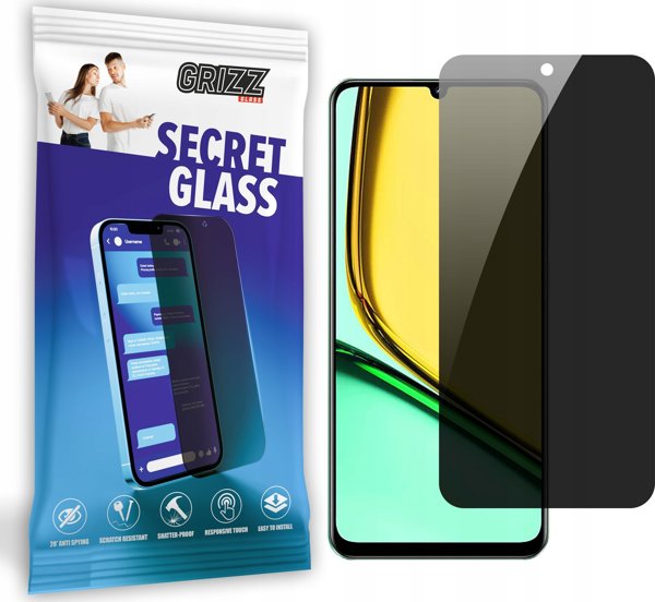 GrizzGlass Γυαλί απορρήτου GrizzGlass SecretGlass για Realme C61